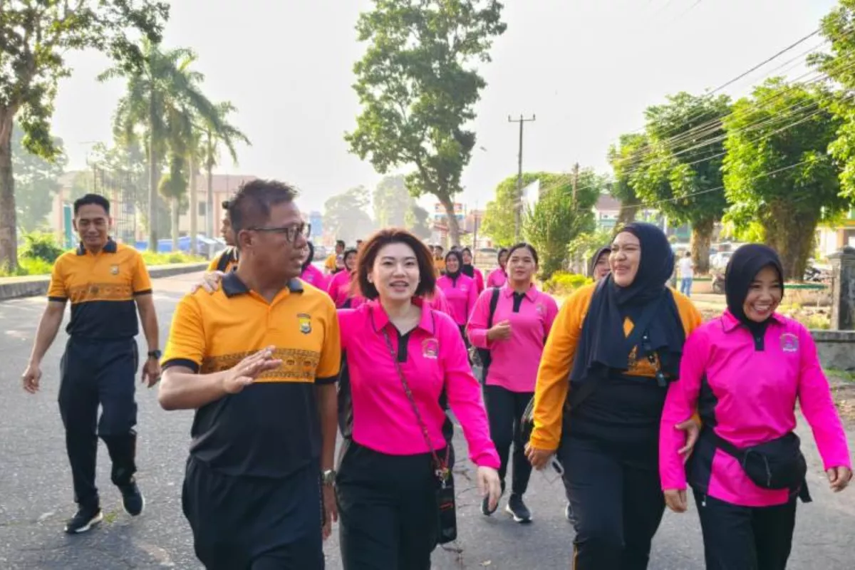 Hari Bhayangkara, Polres Rejang Lebong Gelar Nobar Piala Dunia