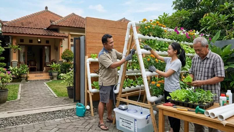 Tips Memulai Kebun Hidroponik Rumahan untuk Ketahanan Pangan Keluarga