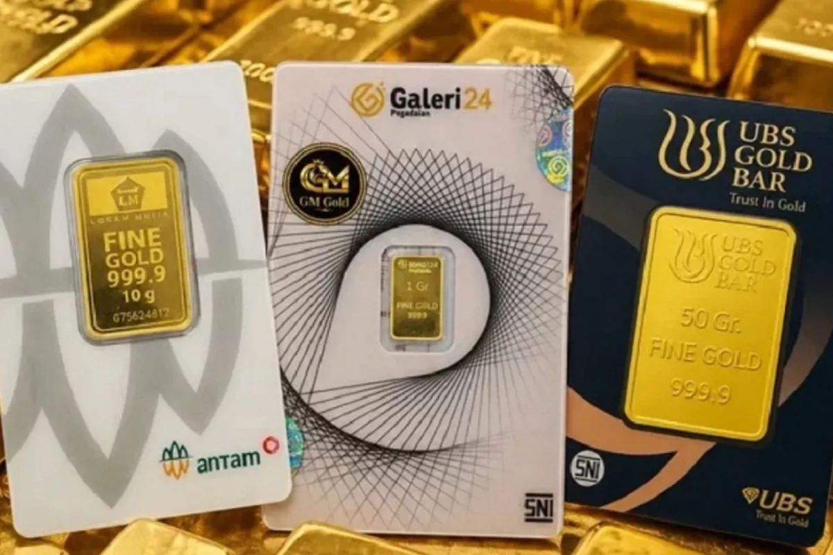 Harga Emas Antam UBS dan Galeri24 di Pegadaian Kompak Turun 1 Juli 2026
