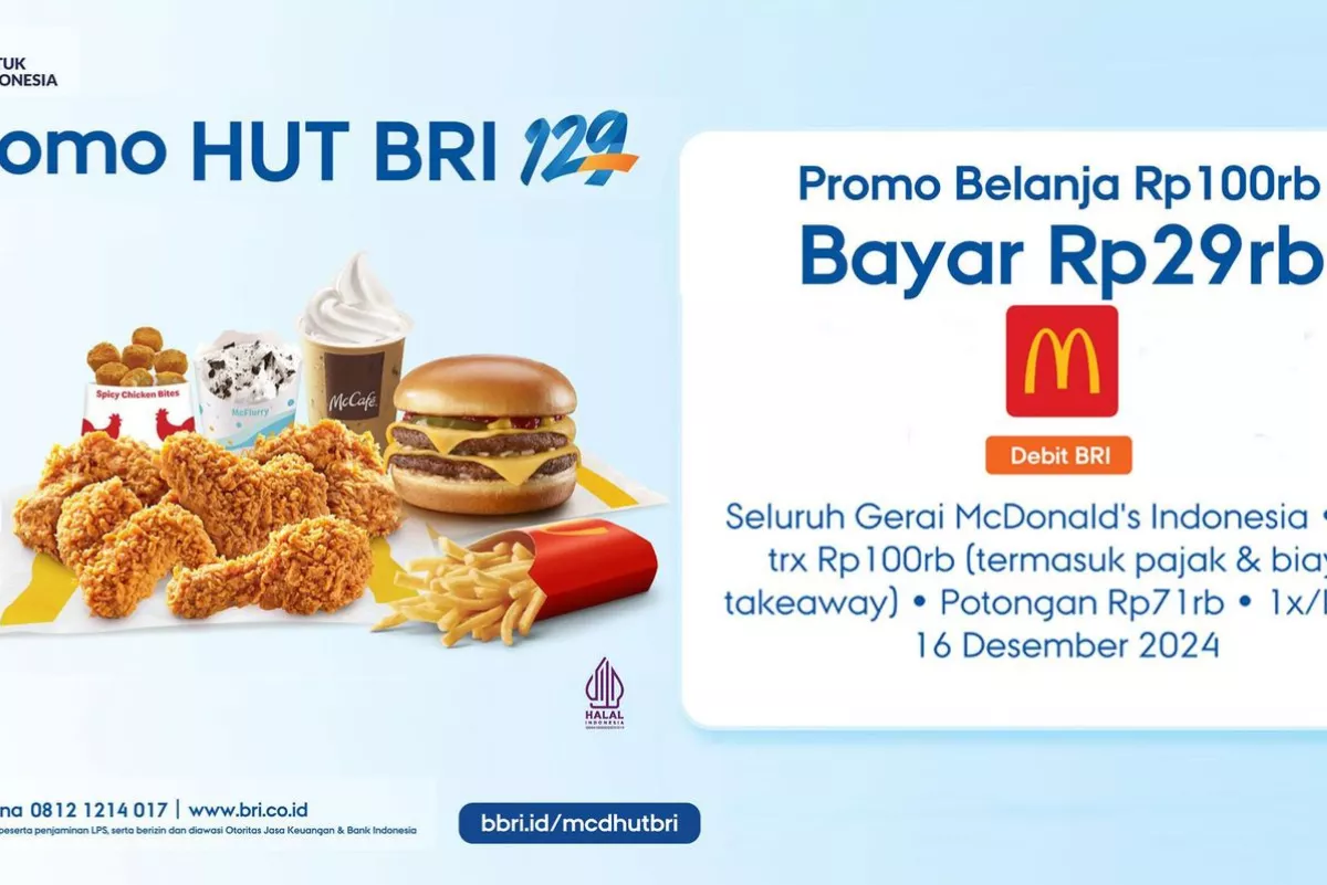 Promo BRI JCB Platinum, Belanja Hemat Setiap Hari Tanpa Batas Akhir Pekan