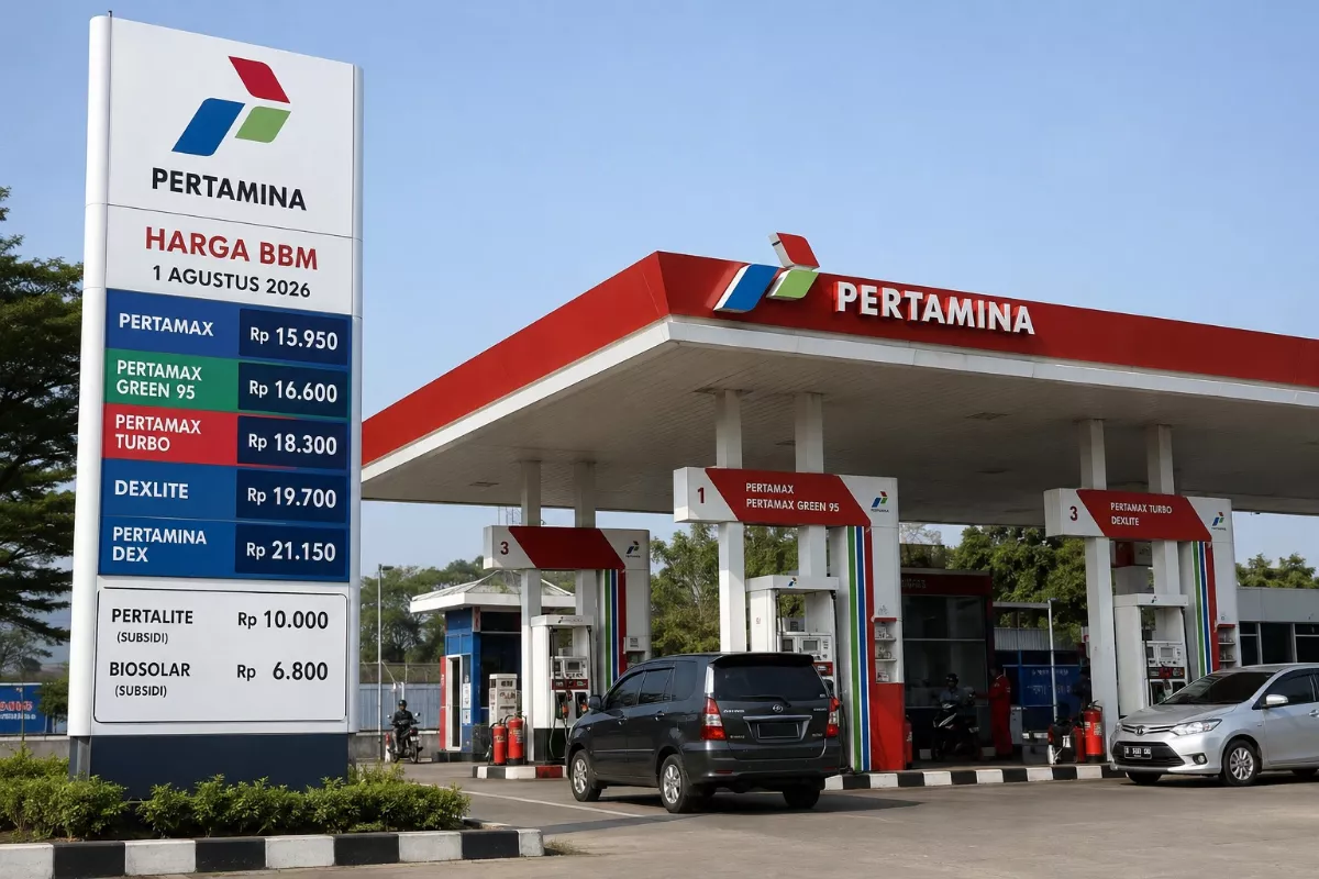 Daftar Harga BBM Terbaru 13 September 2026, BBM Non-Subsidi Naik