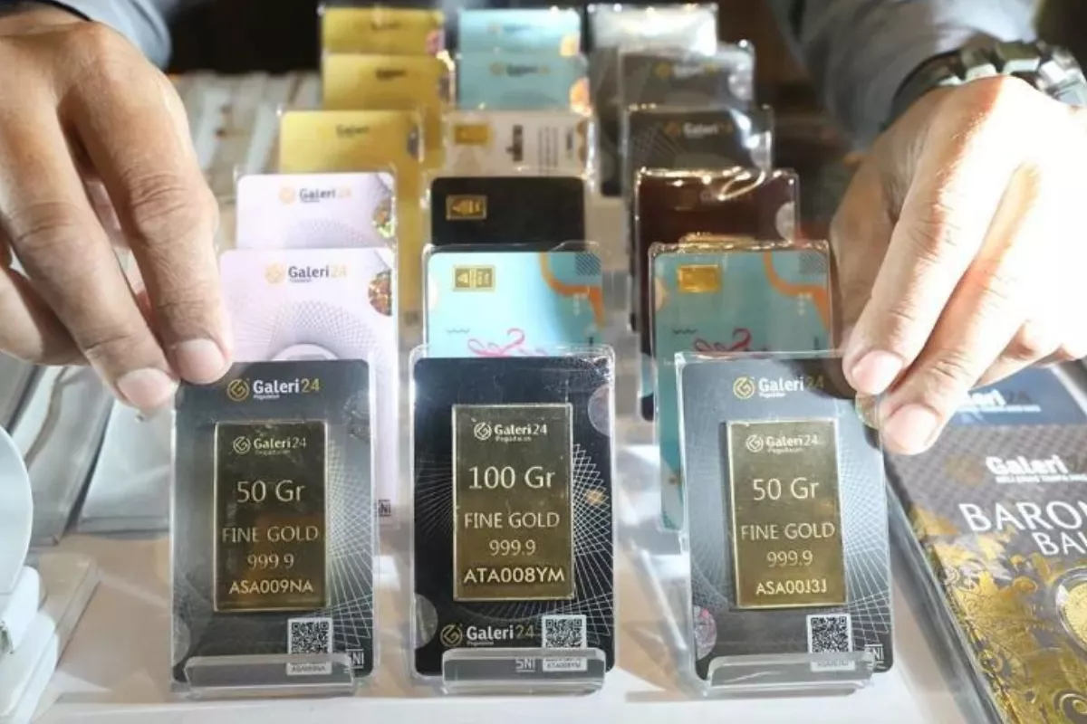 Harga Emas Antam, UBS, dan Galeri 24 di Pegadaian 28 Mei 2026 Turun