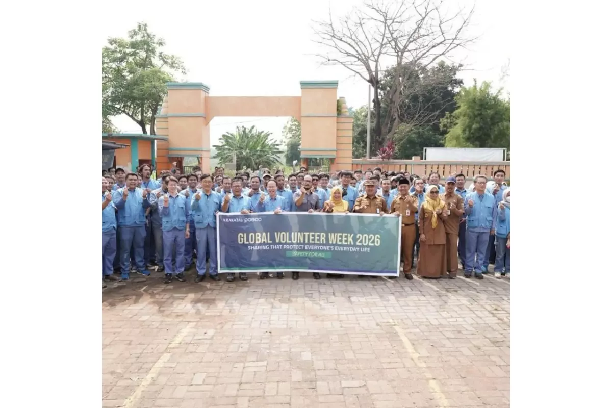 Krakatau Posco Gelar Global Volunteer Week 2026 Fokus pada Keselamatan