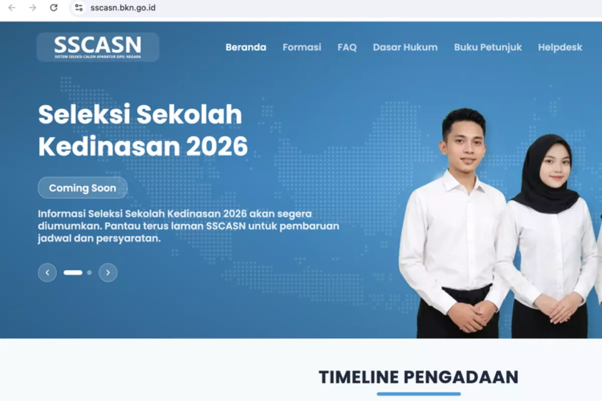 Formasi CPNS Sekolah Kedinasan 2026 Naik 46,45 Persen Jadi 4.770