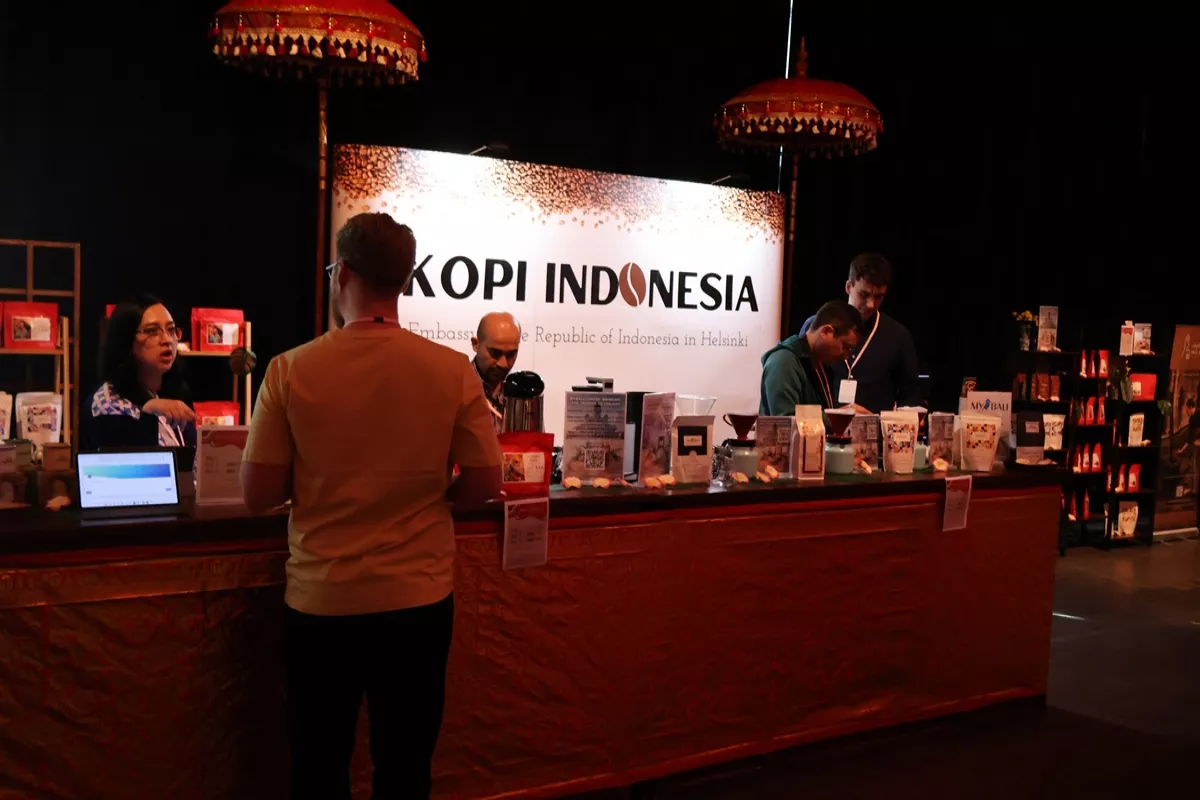 KBRI Helsinki Promosi Kopi Indonesia Unggulan di Helsinki Coffee Festival
