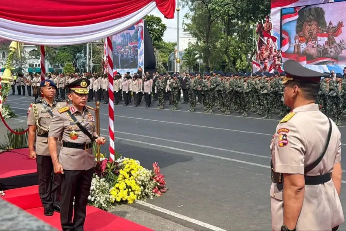 Pimpin Upacara Hari Juang 2026 Kapolri Ingatkan Semangat Perjuangan