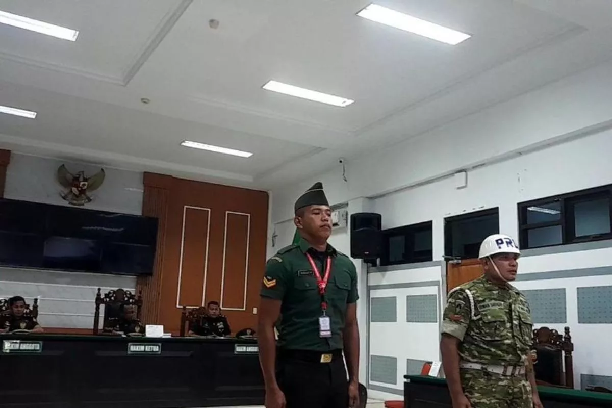 Sertu Yosua Dituntut 2 Tahun Penjara dan Dipecat di Kasus Casis TNI