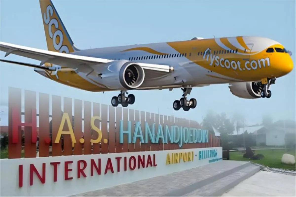Rute Scoot Singapura-Belitung Resmi Dibuka di KEK Tanjung Kelayang