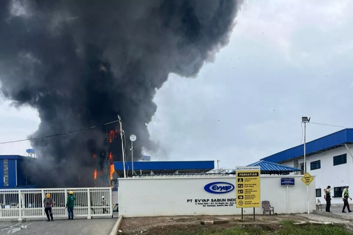 Pabrik Sabun Turki di KEK Sei Mangkei Terbakar