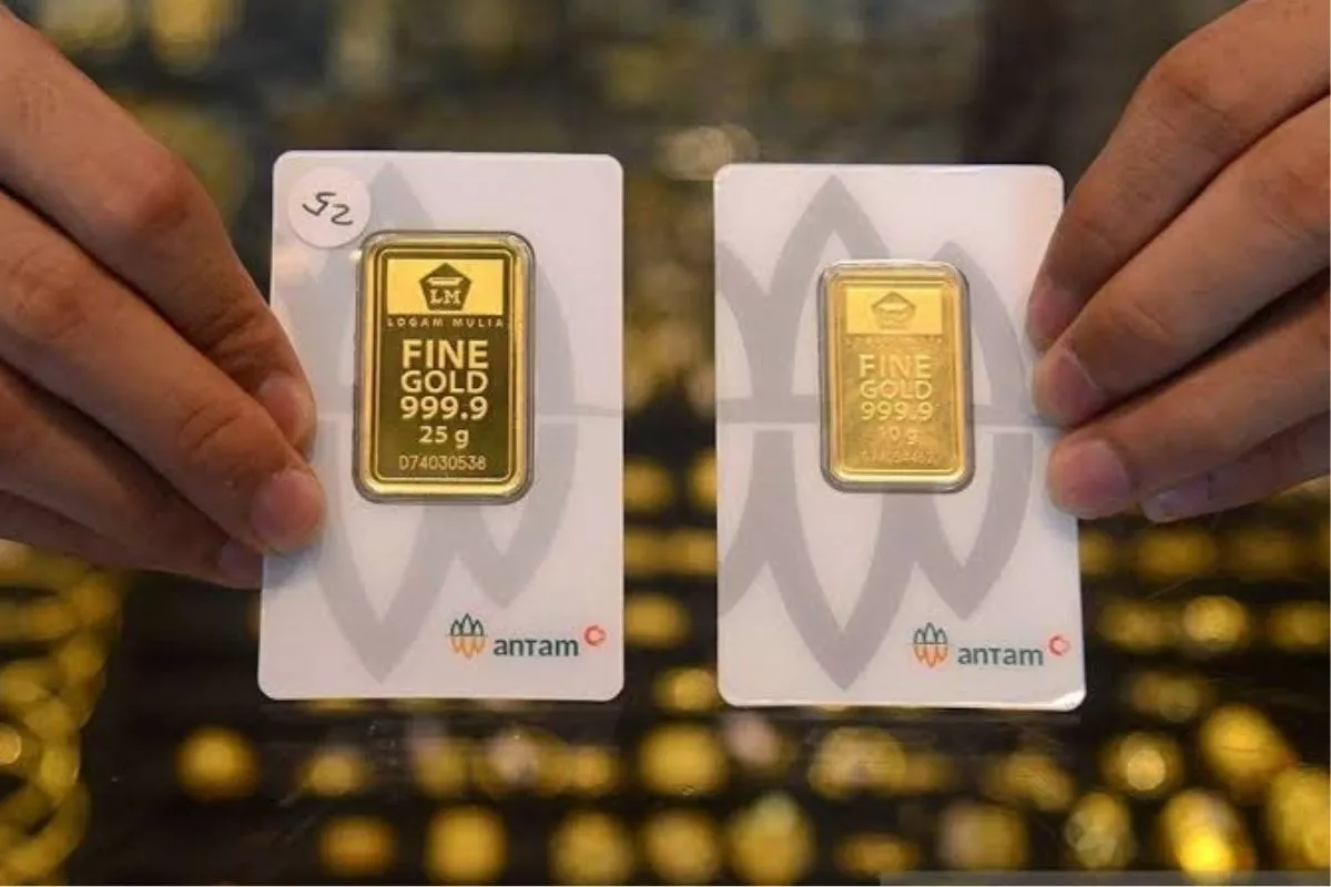 Emas Antam Anjlok, Ukuran 0,5 Gram Dijual Mulai Rp1,37 Juta