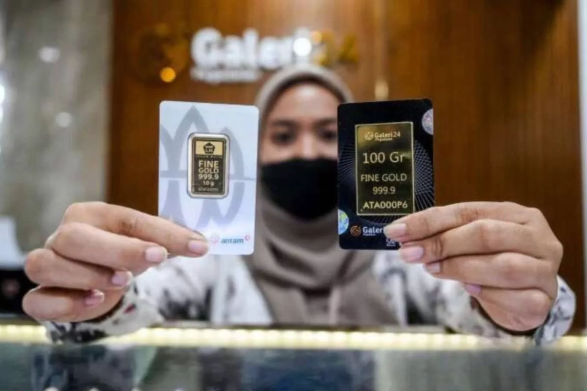 Harga Emas Antam, UBS, Galeri 24 di Pegadaian Ambrol Hari Ini