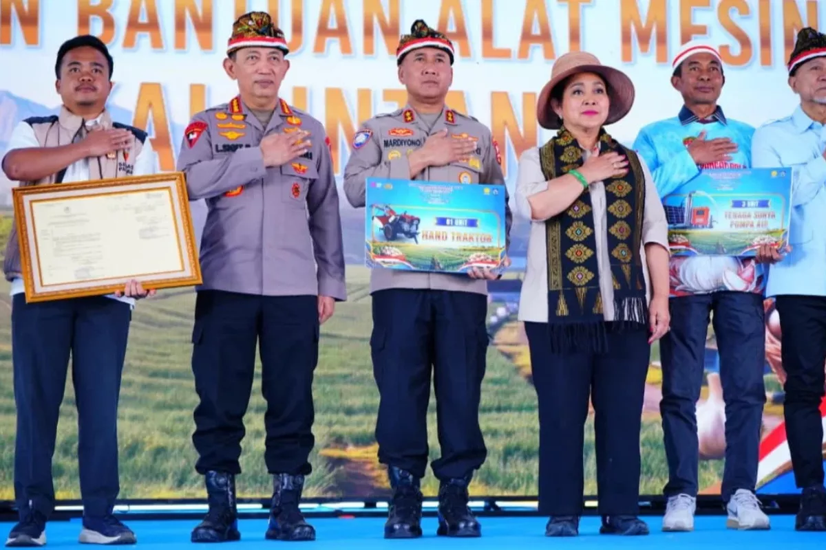Kapolri Dukung Swasembada Bawang Putih di Lombok Timur