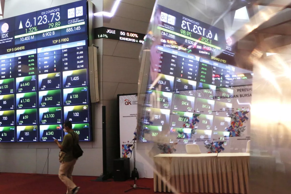 AADI Debut dengan Kenaikan 5,87 persen, MDKA Terkoreksi 3,29 persen di LQ45