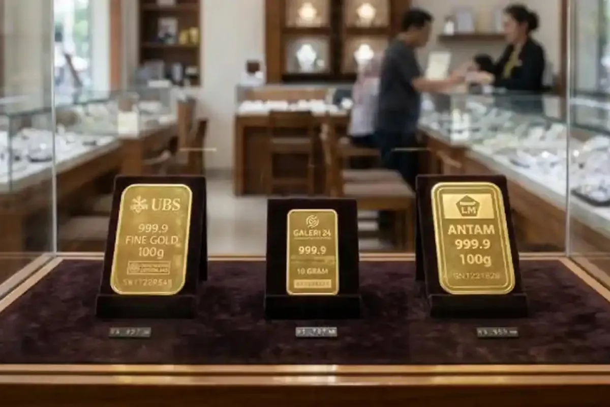 Emas Antam Bertahan Kokoh ketika Produk UBS dan Galeri 24 Kompak Turun