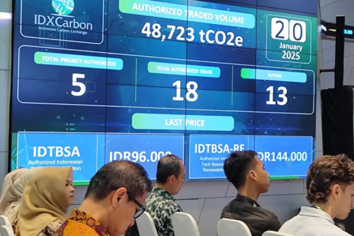 OJK Revisi Aturan Bursa Karbon, Gunakan Teknologi Blockchain