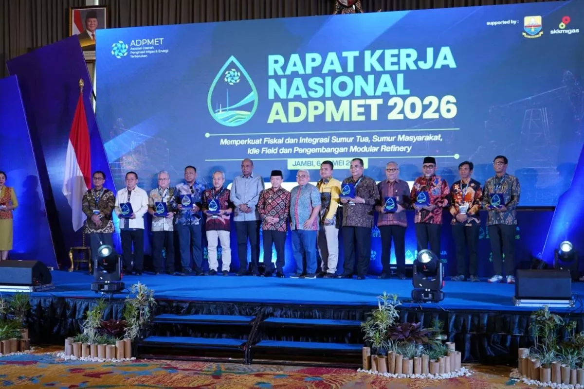 Gubernur Jambi Buka Rakernas ADPMET 2026, Fokus Optimalisasi Migas
