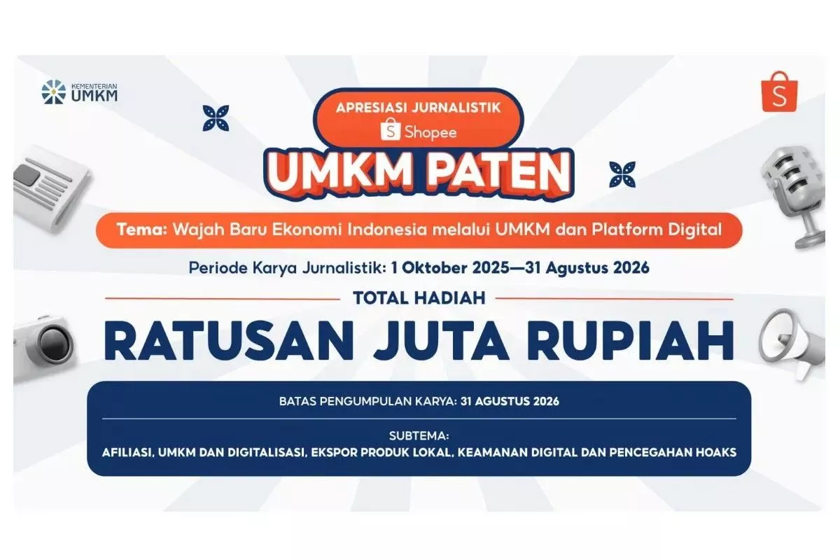 Cari Kisah UMKM Naik Kelas, Shopee Adakan Kompetisi Jurnalistik