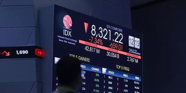 IHSG Selasa Dibuka Melemah 33,83 Poin ke Level 7.200 Hari Ini