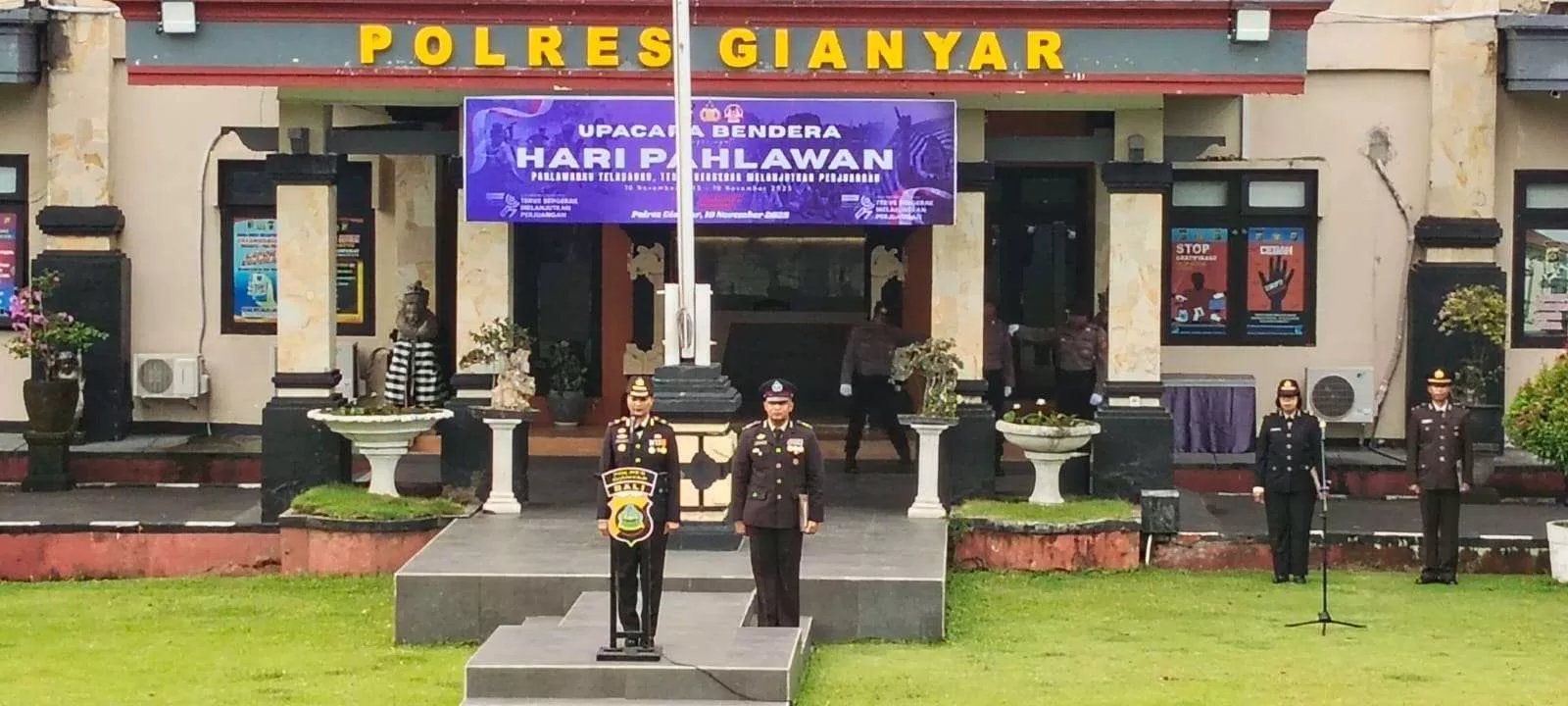 Polres Gianyar Lakukan Penutupan Jalan dan Rekayasa Lalu Lintas Saat Kemala Run pada 17 April 2026