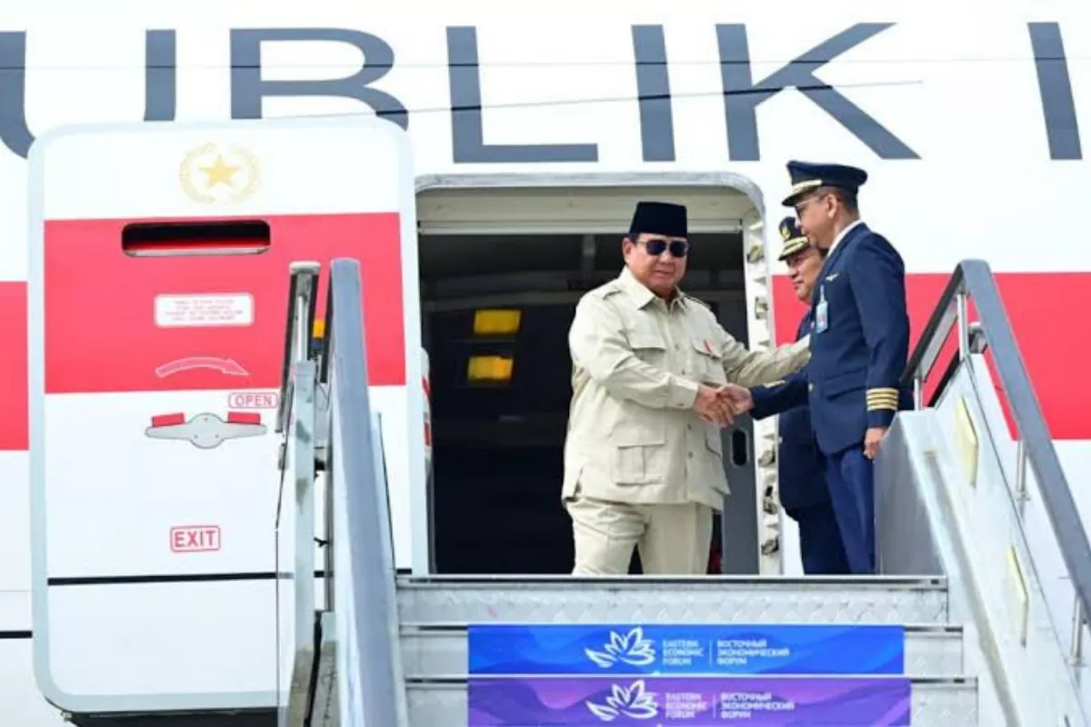 Prabowo Tiba di Rusia, Jadi Tamu Kehormatan Utama EEF ke-11