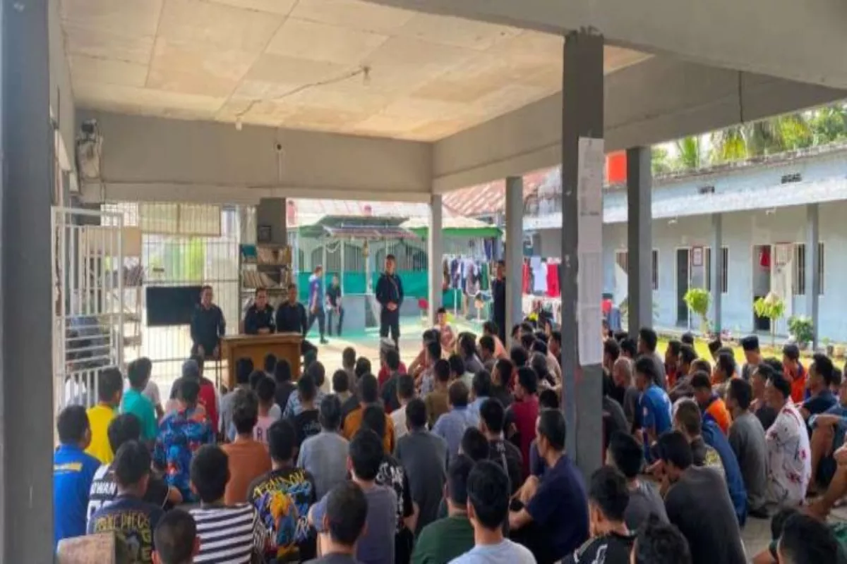 Ka Rutan Manna Baru Beri Pengarahan Kamtibmas Kepada Warga Binaan