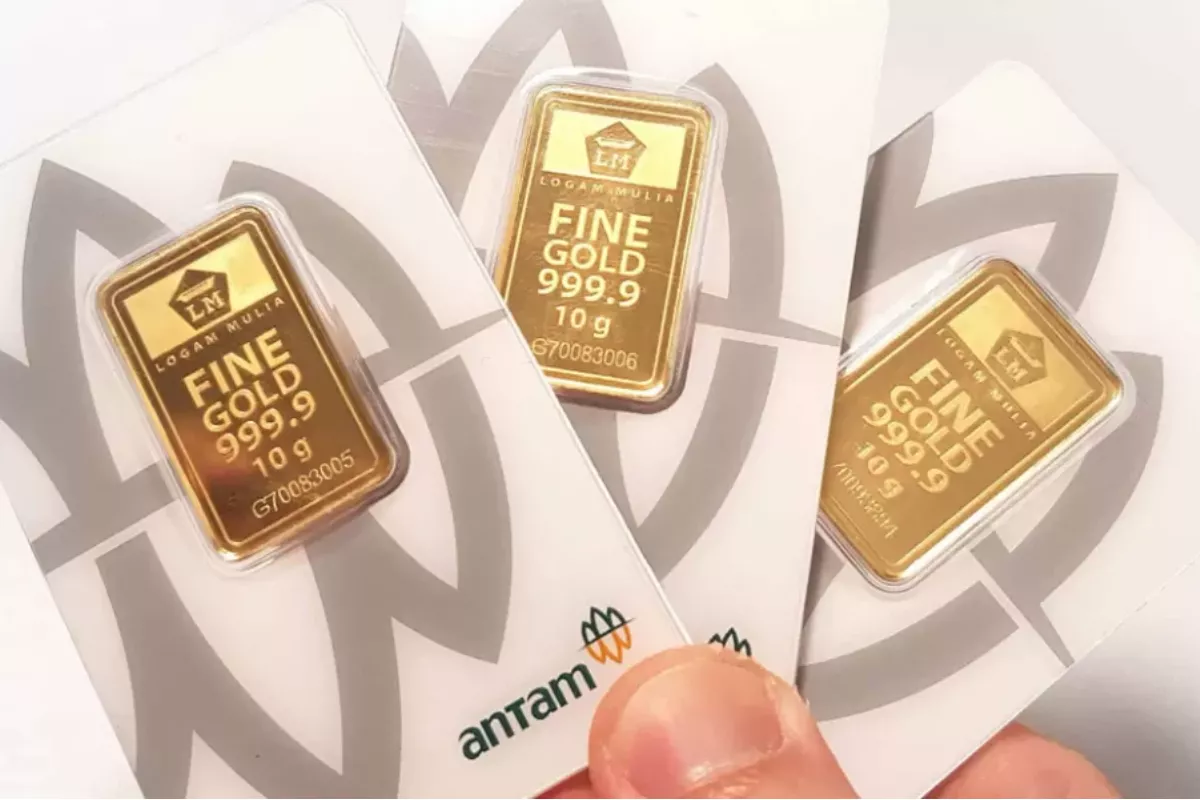 Harga Emas Antam di Pegadaian Rabu 10 Juni 2026 Turun Rp10.000