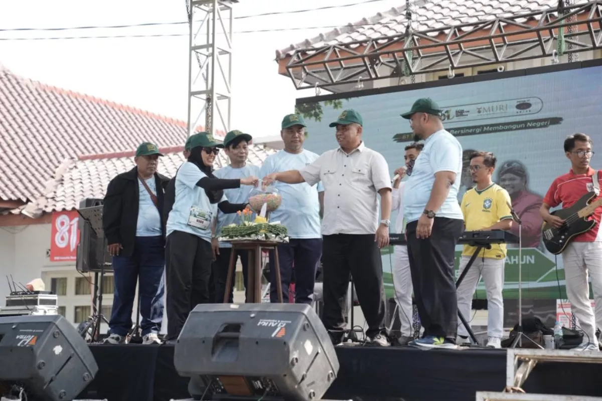 Perayaan Ulang Tahun Perhimpunan Pajak Gabungkan Jalan Sehat Sosial
