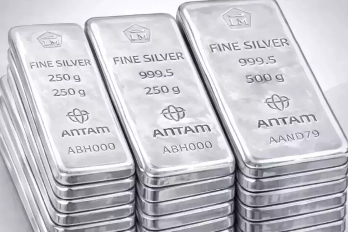 Harga Perak Antam Anjlok Drastis Jadi Rp 41.150 per Gram Rabu Ini