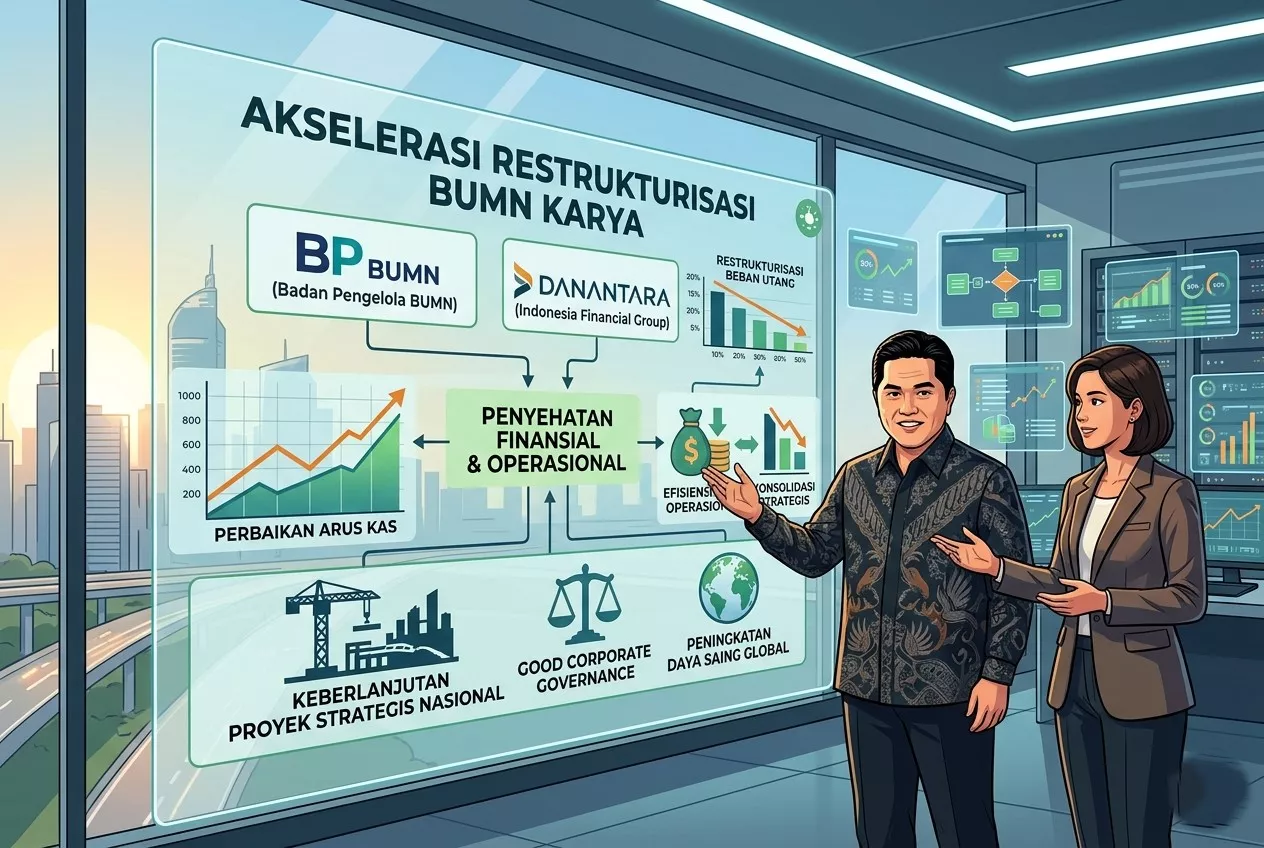BP BUMN dan Danantara Akselerasi Restrukturisasi Perusahaan BUMN Karya