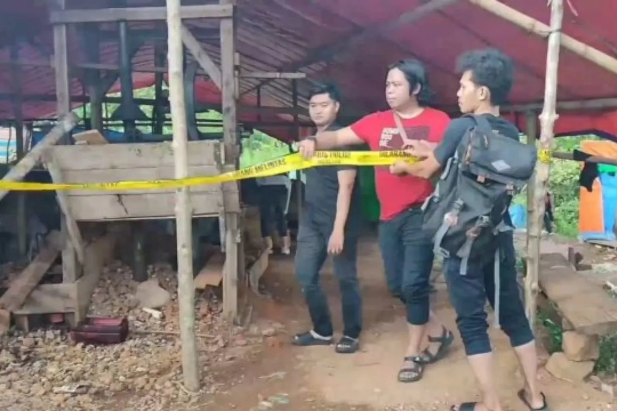 Tambang Emas Liar di Biringbulu Gowa Disegel Polisi