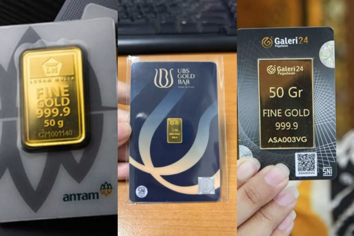 Daftar Harga Emas Antam, UBS, serta Galeri24 di Pegadaian 17 Juni 2026 