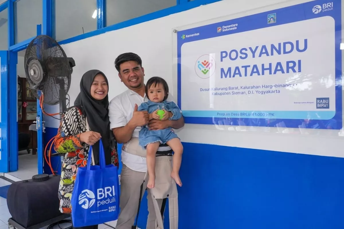 BRI Peduli Dorong Kesehatan Ibu Anak Lewat Posyandu Desa Hargobinangun
