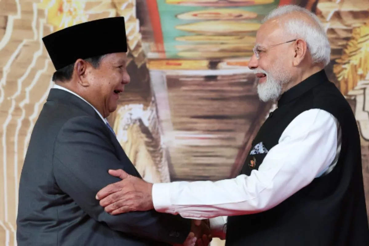 Presiden Prabowo Disambut PM Modi di KTT ke-18 BRICS New Delhi