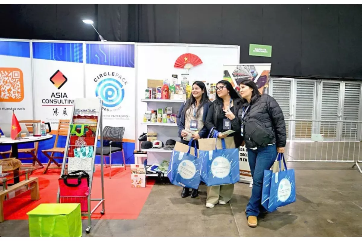 Kantor Dagang Vietnam di Chile Berpartisipasi dalam Pameran Circlepack 16 April 2026