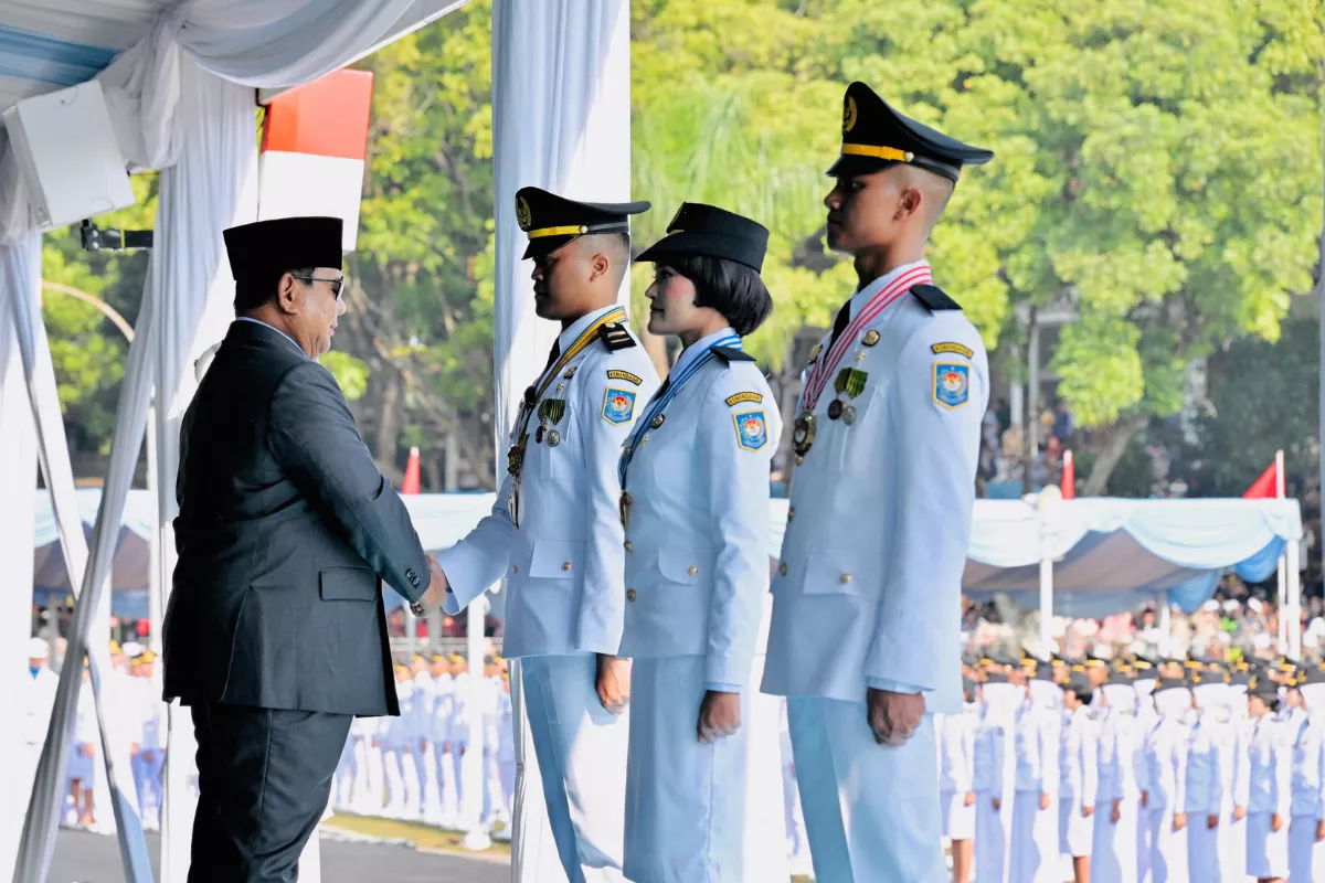 Prabowo Pesan Pamong Praja Muda Selalu Berpihak pada Rakyat