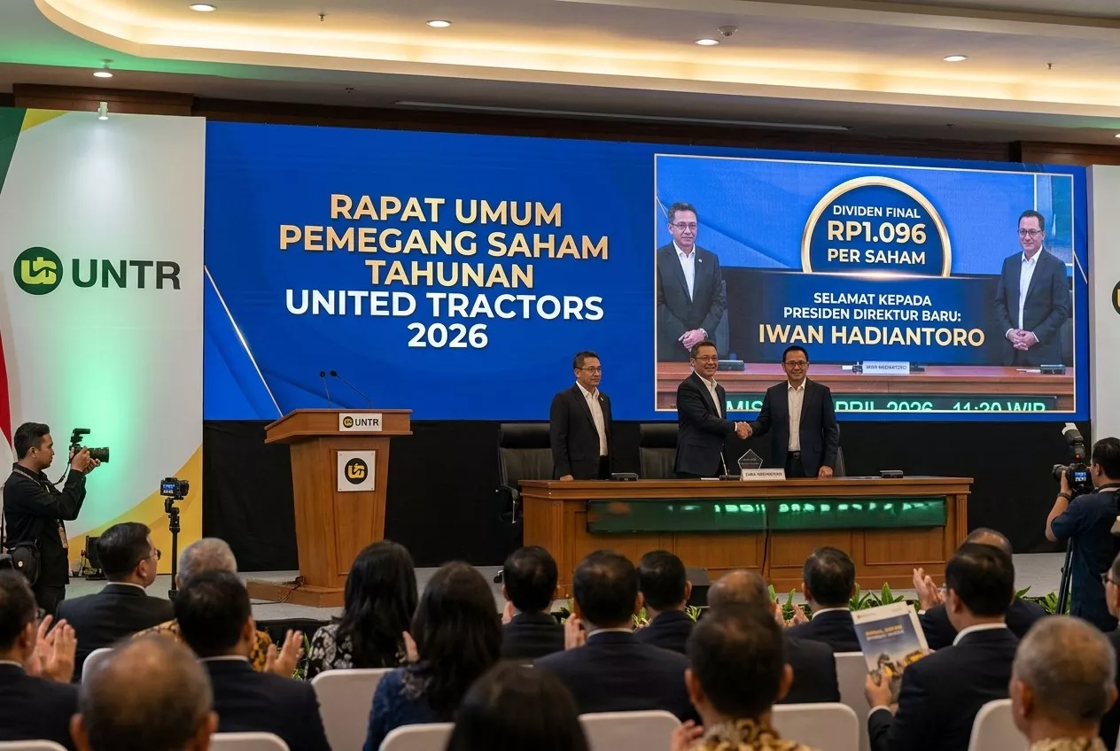 United Tractors Tebar Dividen Rp1.096 dan Tunjuk Iwan Hadiantoro Jadi Presdir
