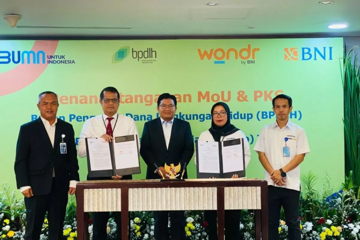 Hasil Penjualan Sampah Pelajar Bangka Disimpan di BNI Kerja Sama DLH
