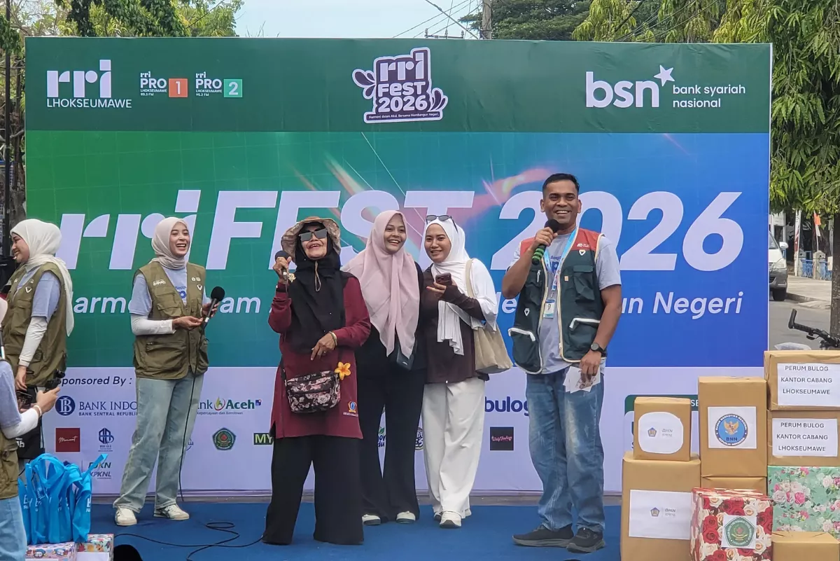 BI Lhokseumawe Ramaikan RRI Fest 2026 dengan Edukasi dan Ratusan Hadiah