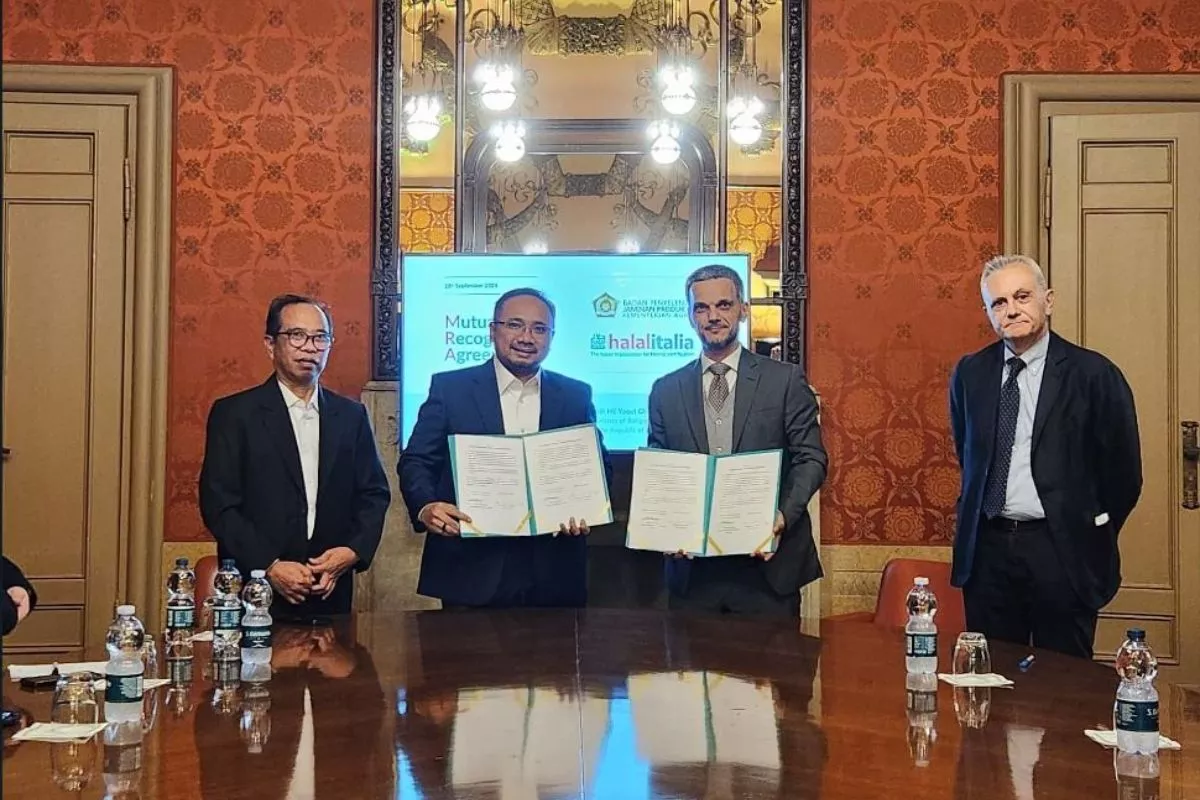 RI-Swedia Teken Perjanjian Lancarkan Perdagangan Produk Halal