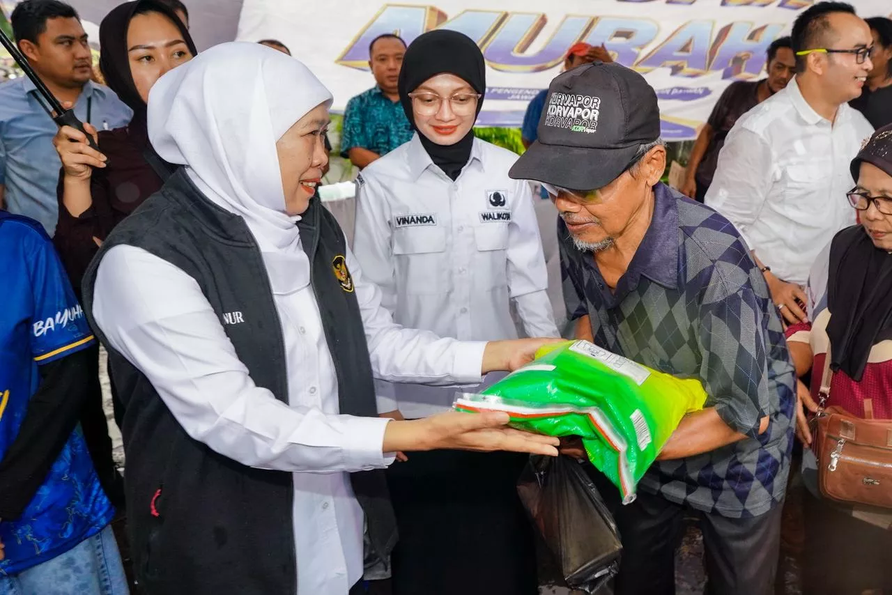 Pemprov Jatim Gelar Pasar Murah di Kediri demi Kendalikan Inflasi