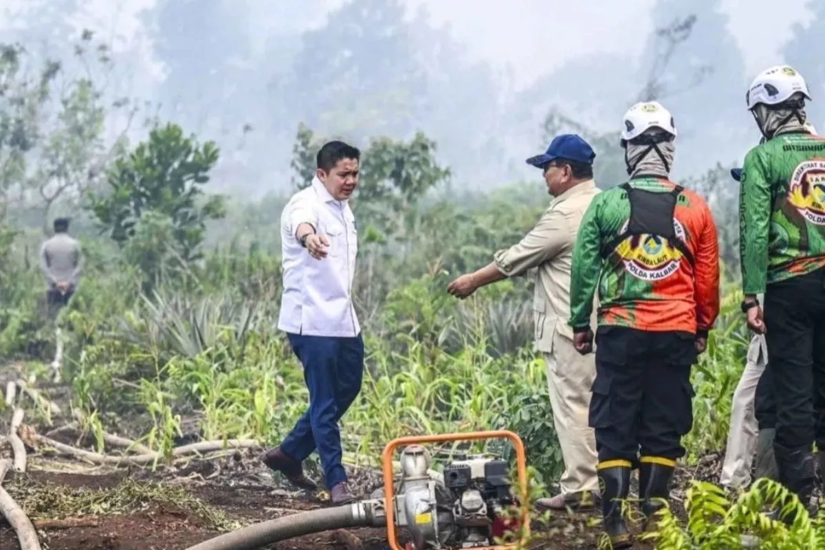 Prabowo Tinjau Penanganan Karhutla dan Pemulihan Gempa NTT