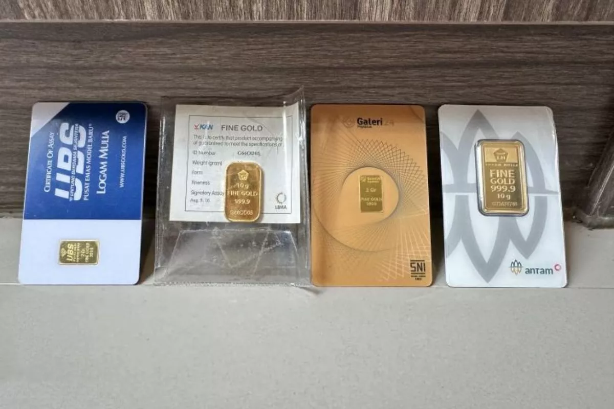 Harga Emas Hari Ini Kompak Naik: Antam, Galeri 24, dan UBS Menguat