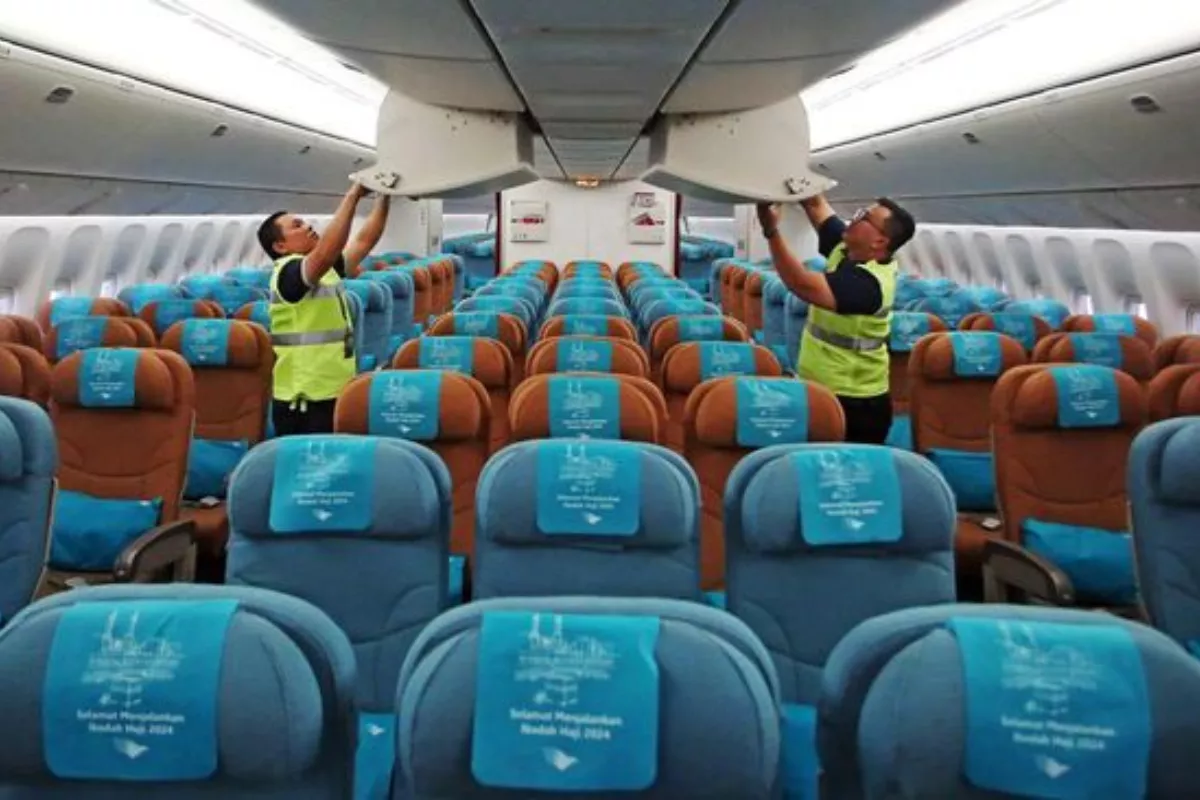 RI Kantongi Izin GACA Isi Penerbangan Empty Leg Pesawat Haji