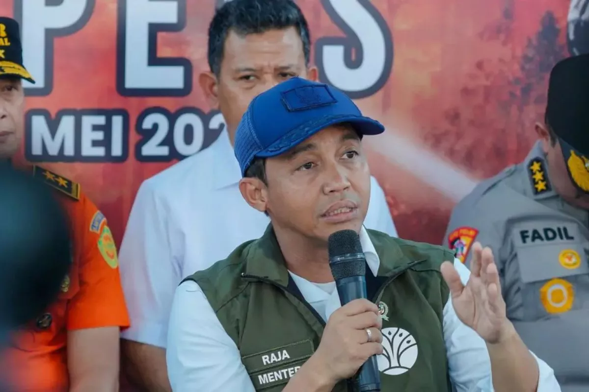 Menhut Raja Juli Minta Warga Tak Bermain Api saat El Nino Godzilla
