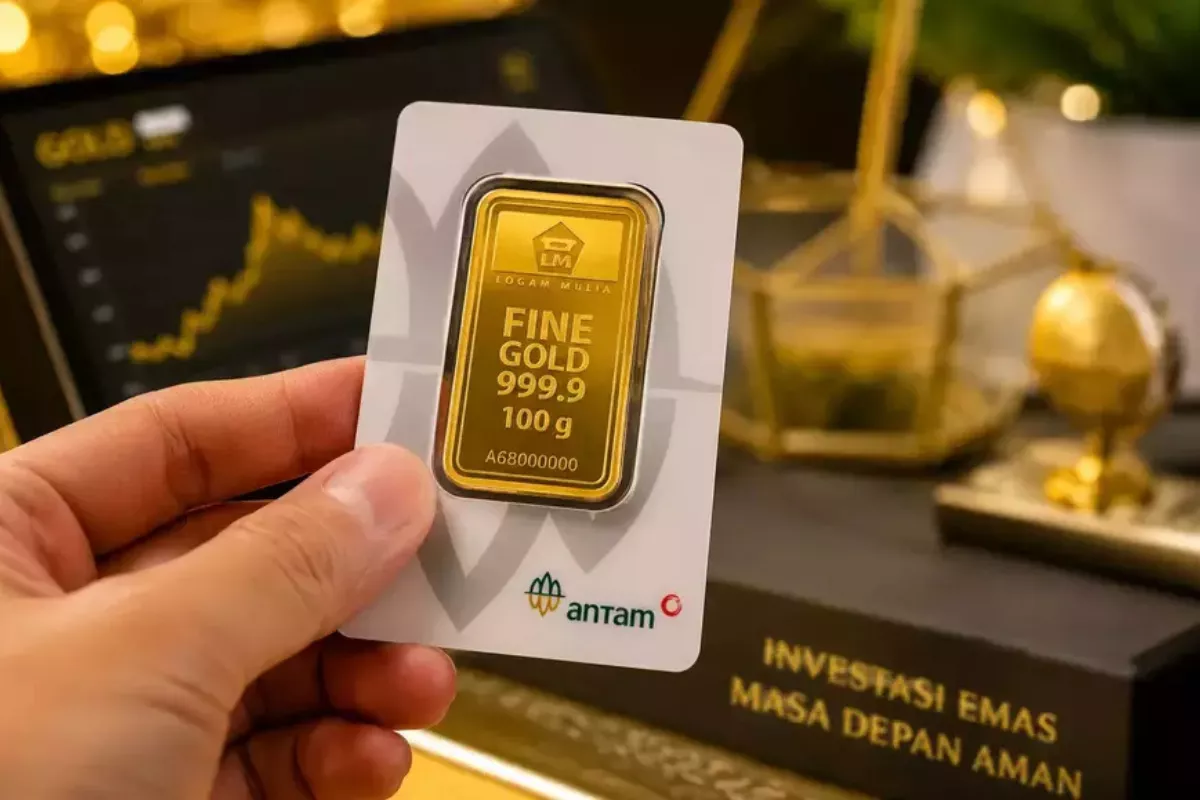 Harga Emas Antam Turun Rp 7.000 Menjadi Rp 2.603.000 Per Gram
