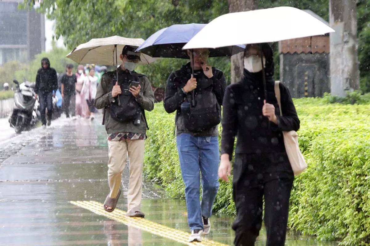 BMKG Ingatkan Wilayah Berpotensi Hujan Lebat Hingga Sangat Lebat