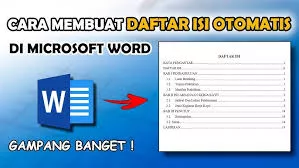 Cara Daftar Isi Otomatis & Langkah-langkah Membuat Daftar Isi Otomatis