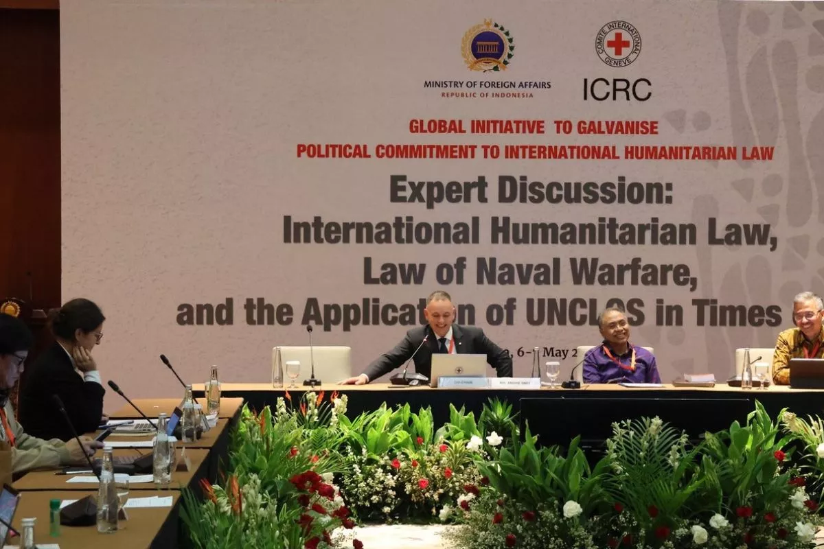 Indonesia dan ICRC Gelar Diskusi Bahas Hukum Peperangan di Laut