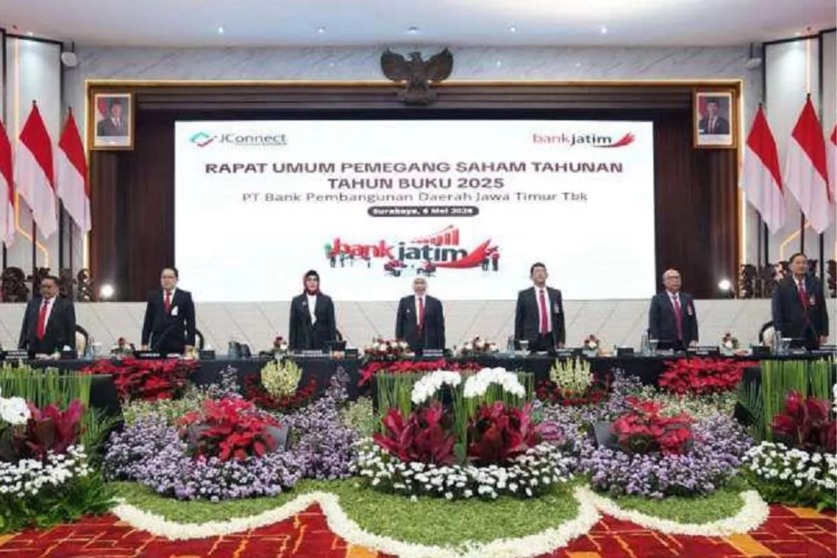 Laba Melesat 90 Persen, Bank Jatim Bagikan Dividen Rp850,18 Miliar