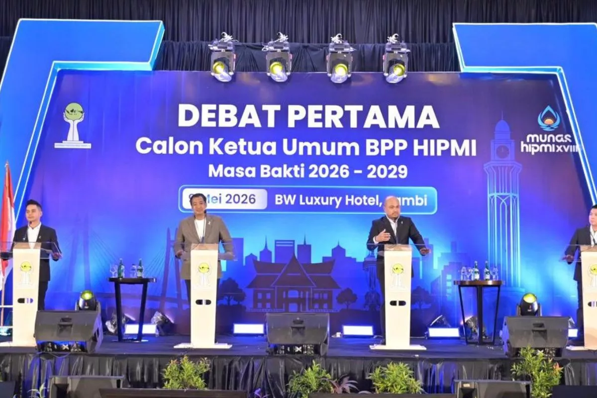 Debat Perdana Caketum HIPMI di Jambi Bahas Pertumbuhan Ekonomi